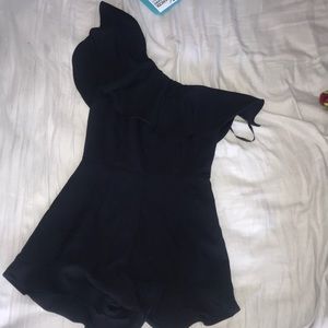 Navy Blue Romper